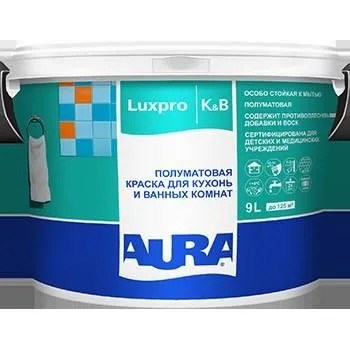 в/д для ванных комнат и кухонь с воском 9л /10,9кг АУРА Luxpro КВ 10398 - фото 620