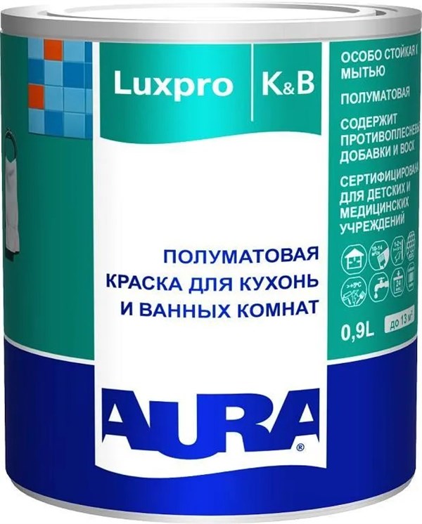 в/д для ванных комнат и кухонь с воском TR 0,9л/1,1кг АУРА Luxpro КВ 10403 - фото 626