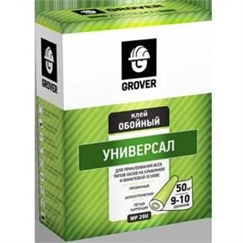 Клей обойн. универсал. GROVER для обоев 200 г 10672