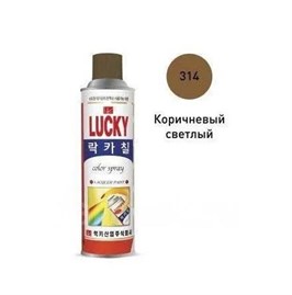 Аэрозоль коричневый-светлый "Lucky" 530мл Ю.Корея 10073