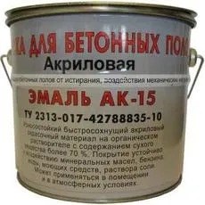 Эмаль д/бет.полов акрил. Зеленая, 4 кг/3л АК-15(Грида) 10483