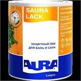 Лак для бань и саун (с воском) 1л AURA Sauna 10277 - фото 443